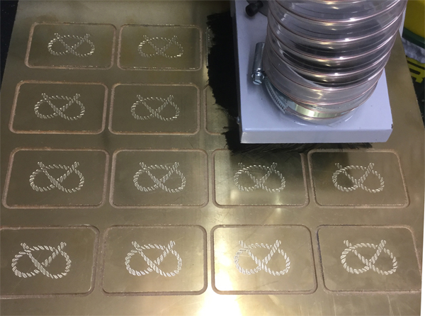 CNC production of custom made buckles by Devanet
